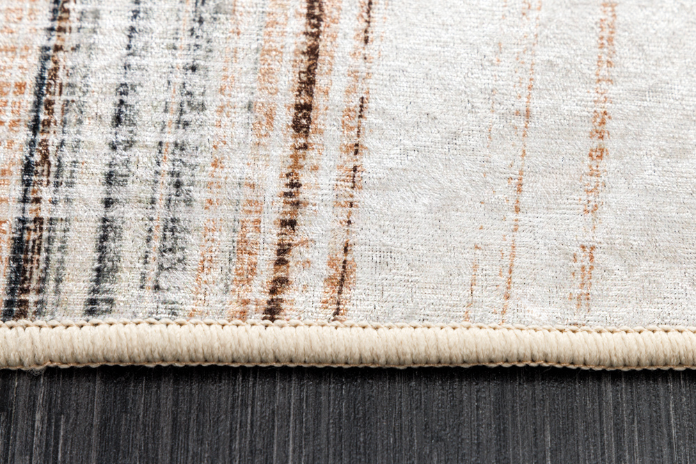 Moderner Teppich EARTH 230x160cm beige grau multicolor Flachgewebe Indoor-Teppich