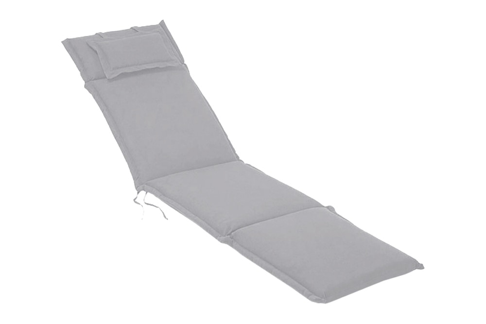 Outdoor Kissen ROG 45x186cm taupe Sitzkissen Polster-Auflage für Deckchair
