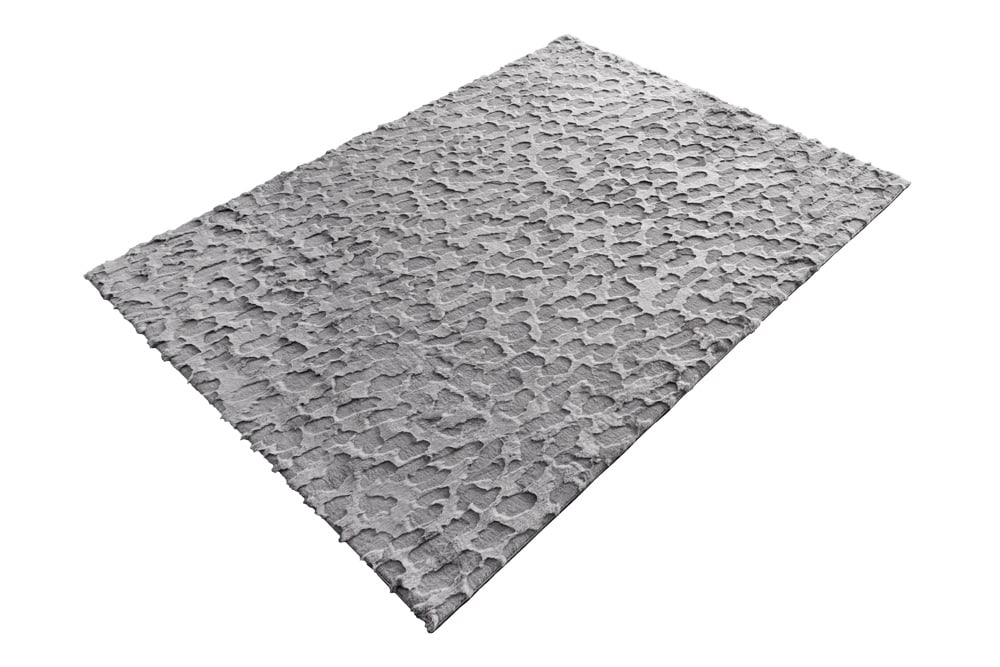 3D Hochflor Teppich DUNE 230x160cm anthrazit Hoch-Tief-Effekt