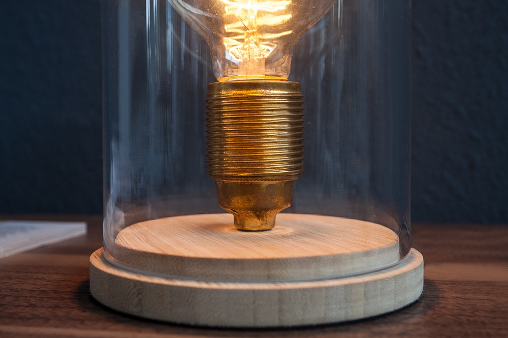 Industrial Tischlampe EDISON 22cm Glühbirne Tischleuchte