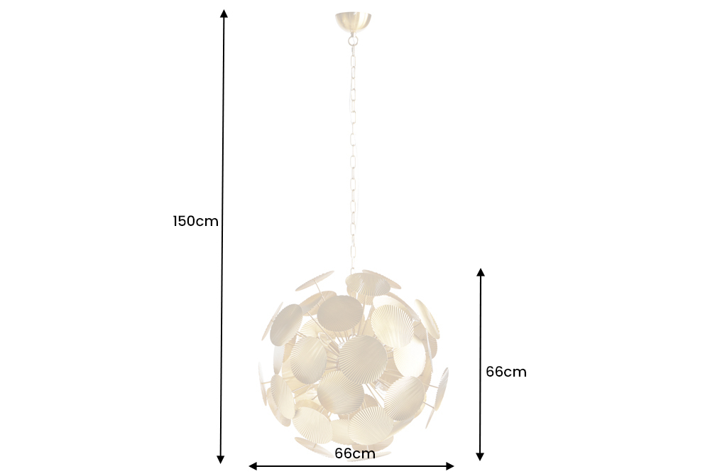 Moderne Design Hängeleuchte INFINITY HOME 65cm gold Pendelleuchte