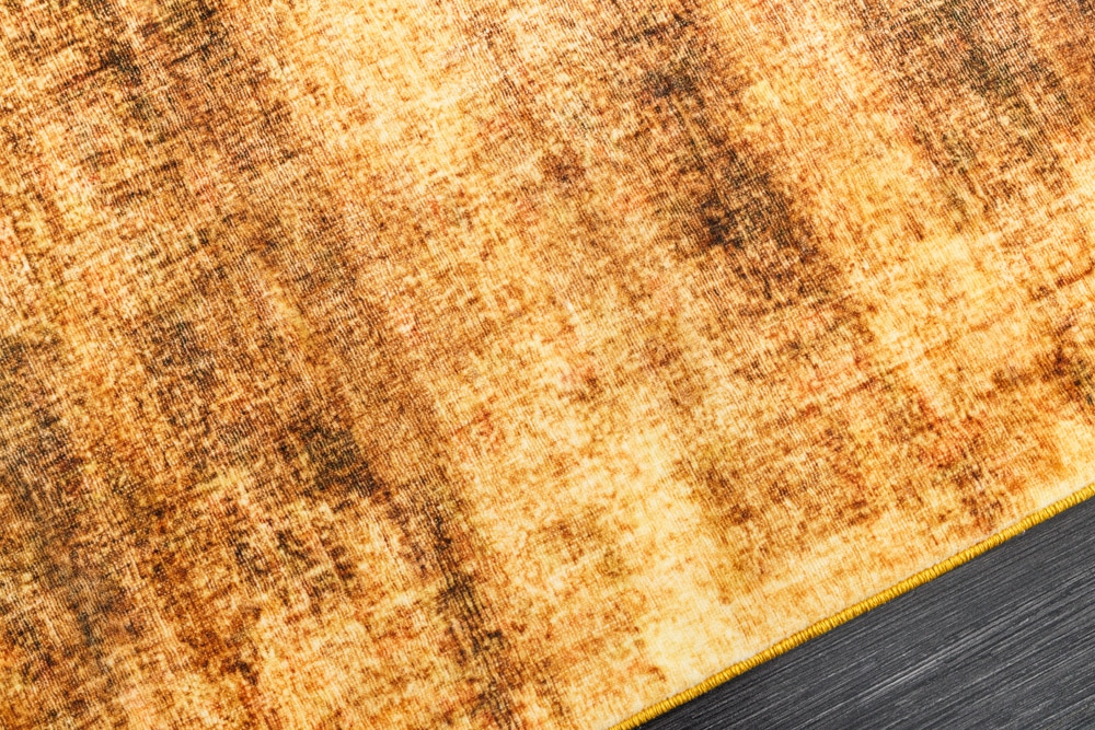 Moderner Teppich SOFT TOUCH 230x160cm senfgelb gold Kurzflor Indoor-Teppich