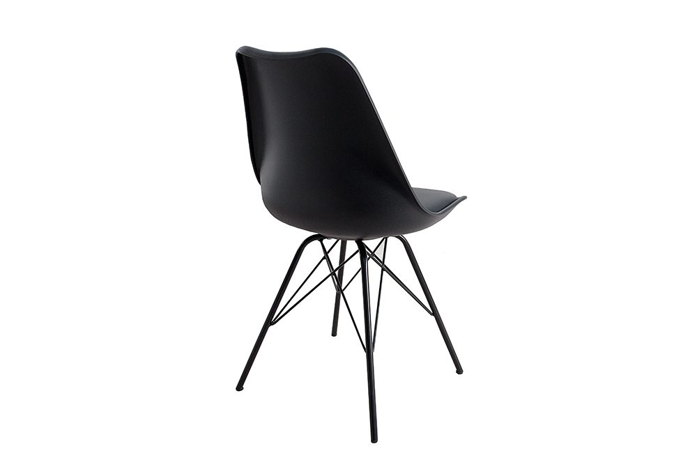 Retro Stuhl SCANDINAVIA MEISTERSTÜCK schwarz