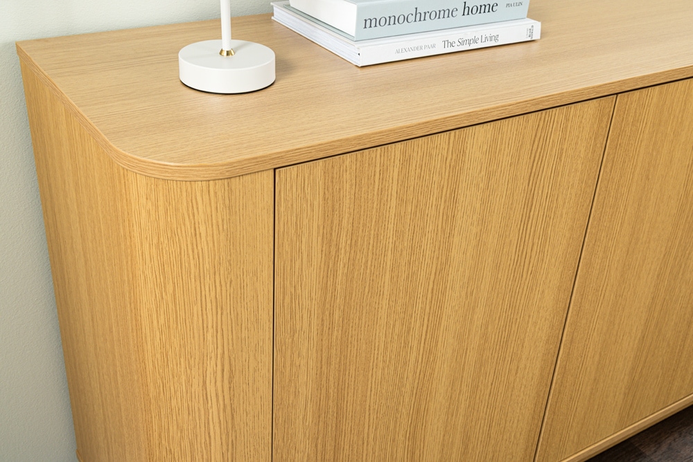 Modernes Sideboard VALHALLA WOOD 160cm natur Eichenholz Kommode