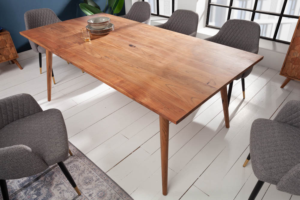 Massiver Esstisch MYSTIC LIVING 160cm Akazie natur Massivholz