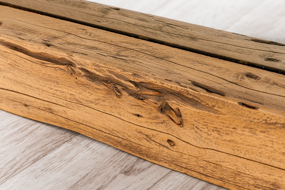 Massiver Spiegel JAVA 180cm natur recyceltes Teakholz hängend oder stehend