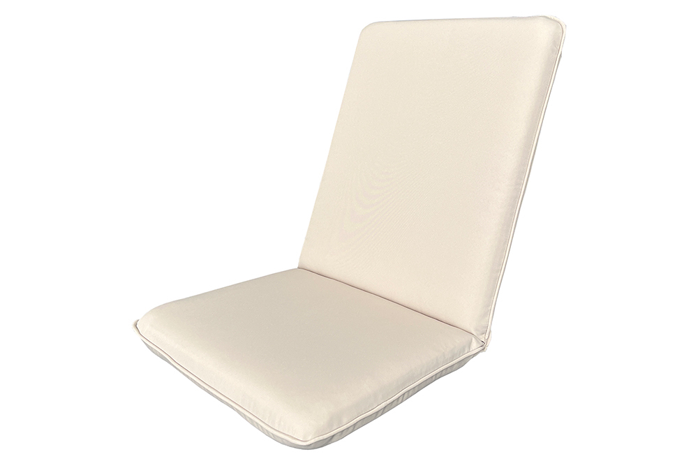 Outdoor Sitzkissen COMFORT LINE 50x100cm beige für Niedriglehner-Stuhl Polsterauflage