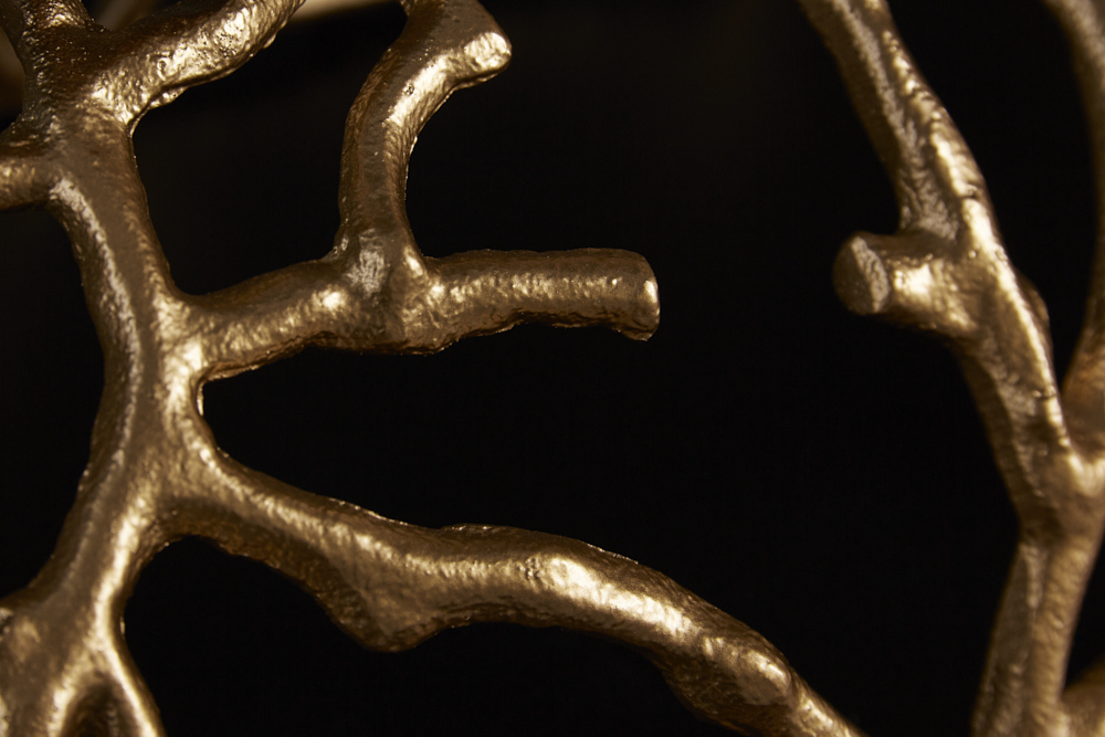 Eleganter Kerzenhalter ABSTRACT 60cm gold für 4 Kerzen