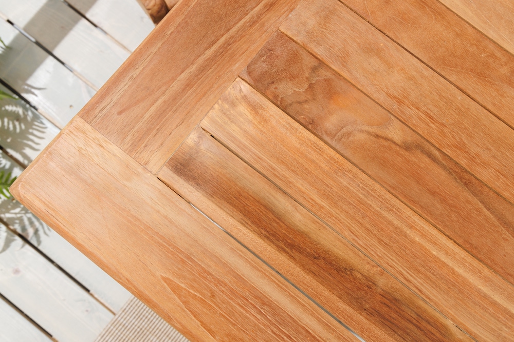 Massiver Gartentisch EMPIRE TEAK 180cm natur Teakholz