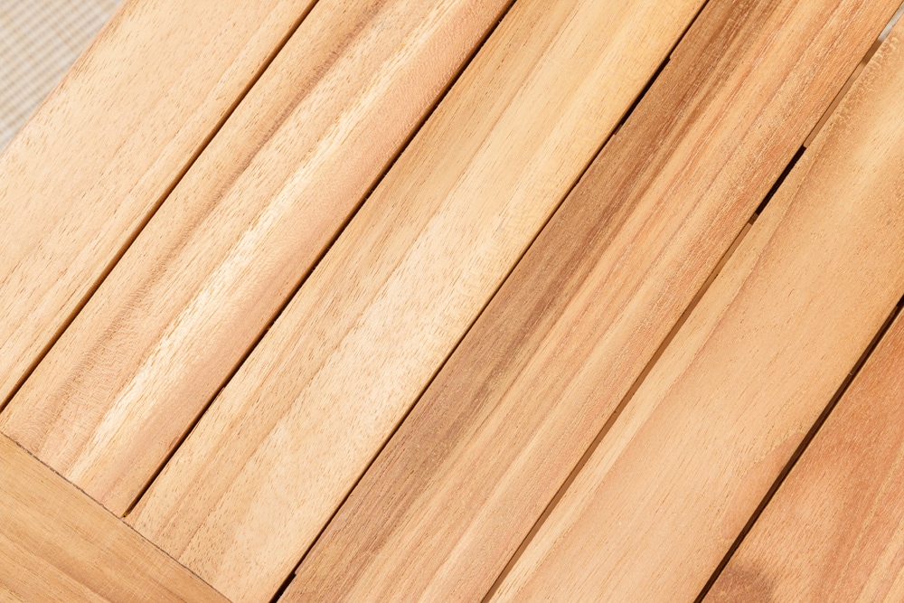 Massiver Beistelltisch EMPIRE TEAK 50cm natur Teakholz