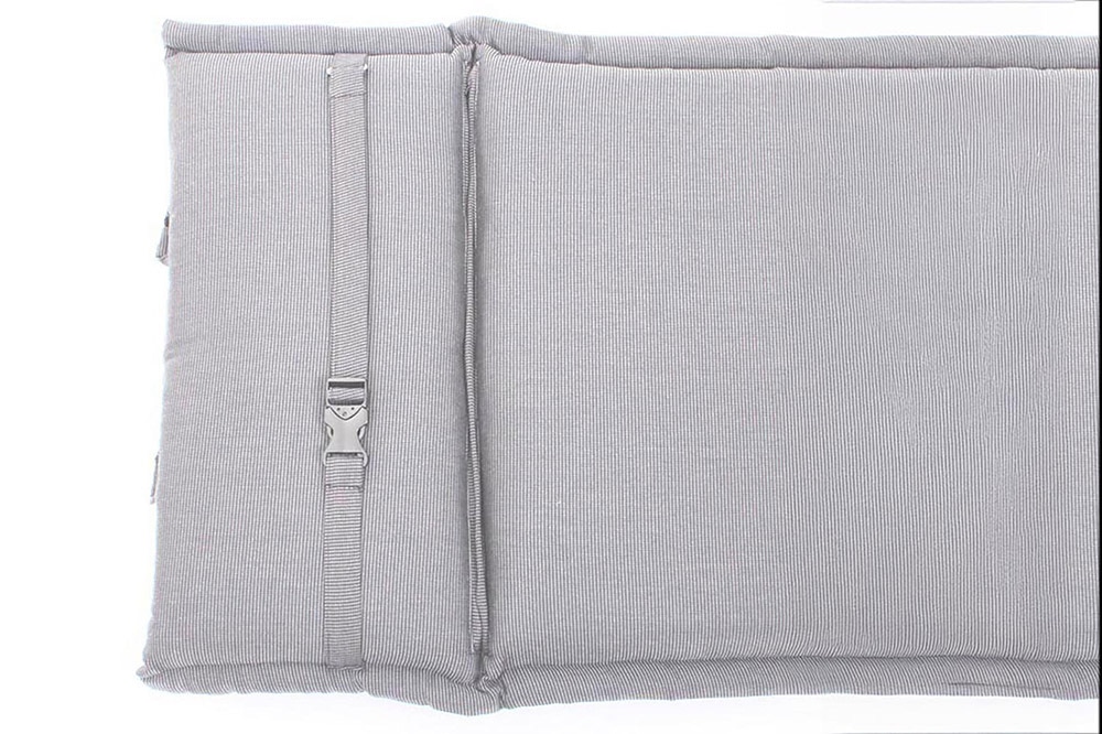 Outdoor Kissen ROG 46x119cm taupe Sitzkissen Polster-Auflage für Hochlehner