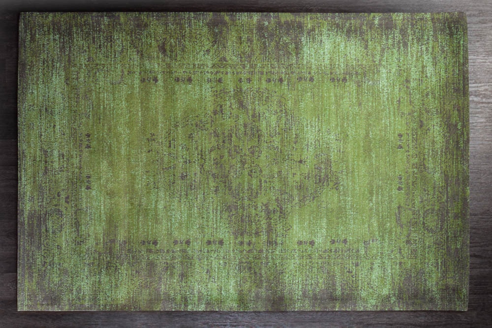 Eleganter Baumwoll-Teppich POP ART 240x160cm smaragdgrün orientalisches Muster