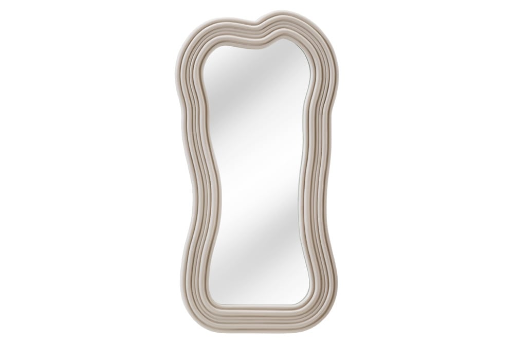 Design Wandspiegel ALICE II 100cm pastell greige