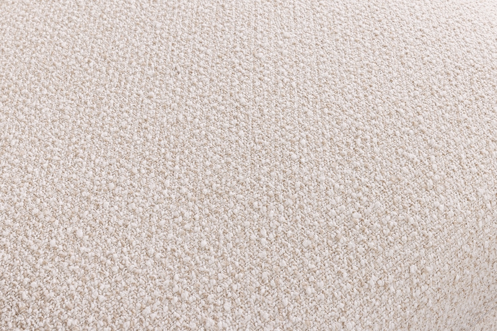 4-Sitzer Sofa SIXTH SENSE 245cm beige Bouclé-Strickstoff mit Nosagfederung und Daunenfedern