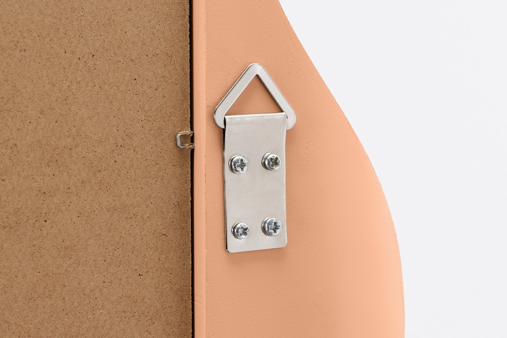 Design Wandspiegel CURVY 160cm apricot Pastell Spiegel