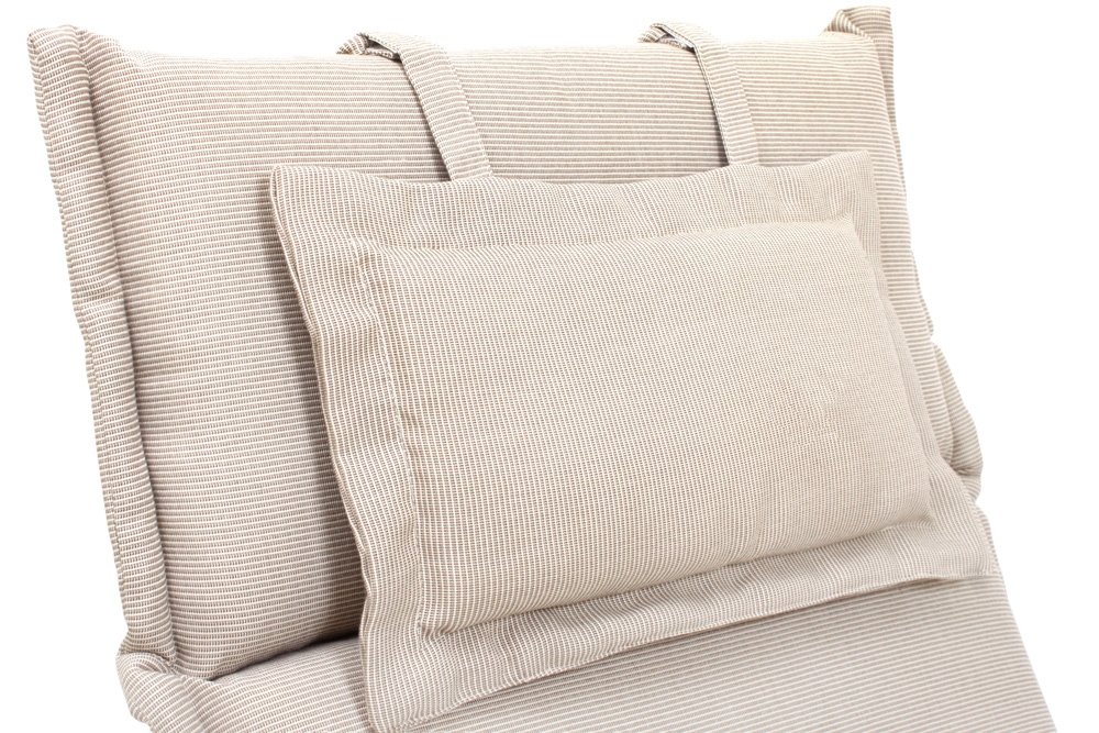 Outdoor Kissen ROG 46x119cm beige Sitzkissen Polster-Auflage für Hochlehner Outdoor Kissen ROG 46x119cm beige Sitzkissen Polster-Auflage für Hochlehner