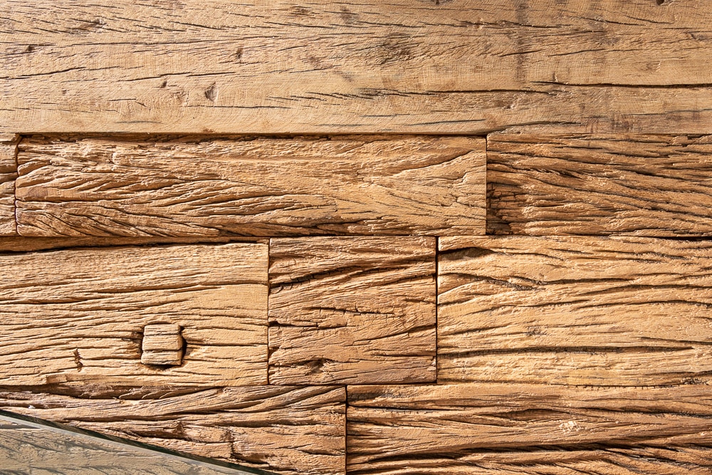 Massiver Esstisch BARRACUDA 180cm Teakholz inkl. Glasplatte mit X-Gestell