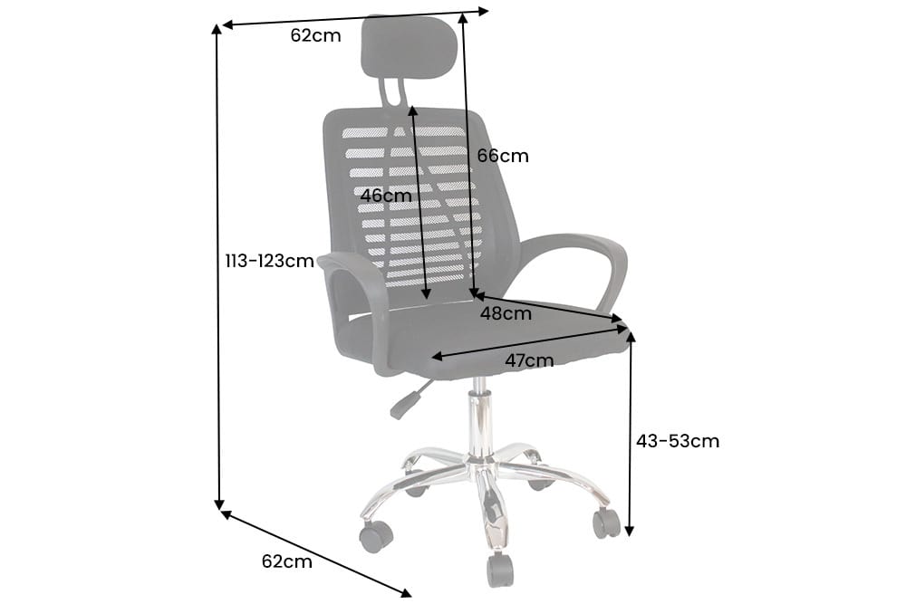 Höhenverstellbarer Bürostuhl YOGA schwarz Butterfly-Mechanik drehbar mit Armlehne