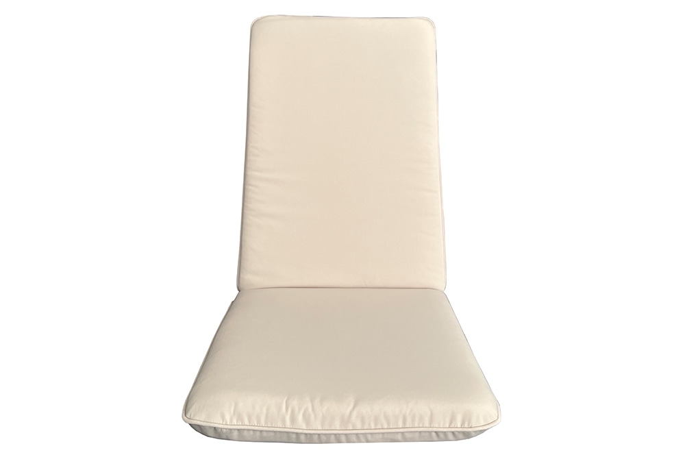 Outdoor Sitzkissen COMFORT LINE 50x122cm beige für Hochlehner-Stuhl Polsterauflage