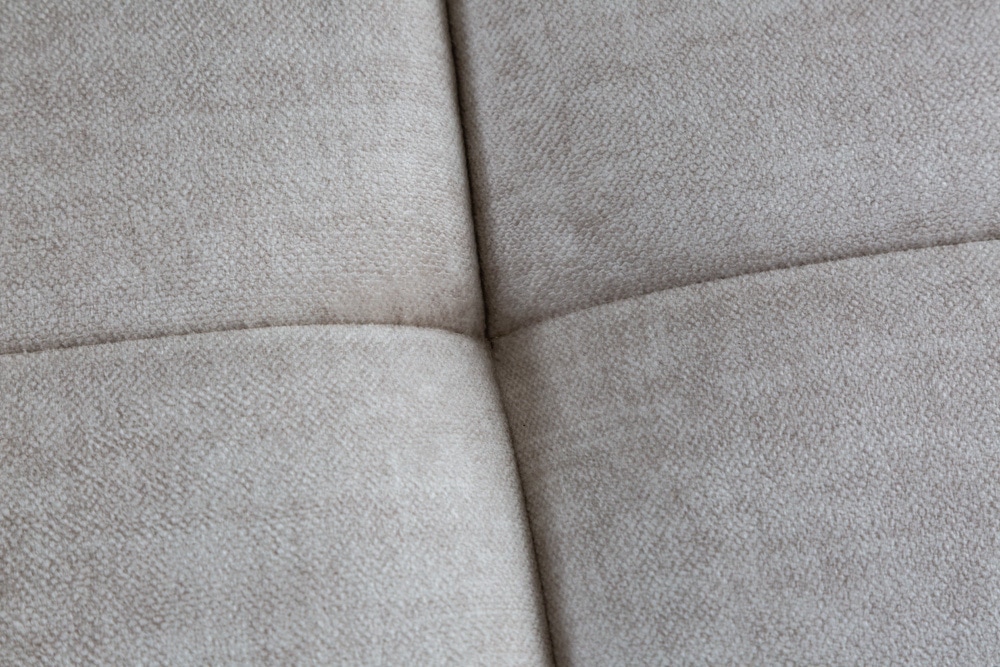 Big Sofa ELEGANCIA 285cm champagner beige Vogue Velours Samt inkl. Kissen Federkern